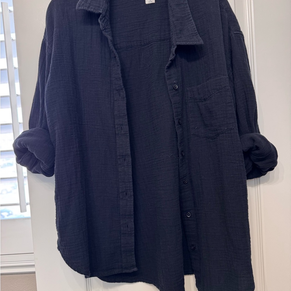 Black Button-Up Shirt